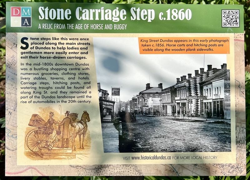 Stone Carriage Step c. 1860 Marker image. Click for full size.