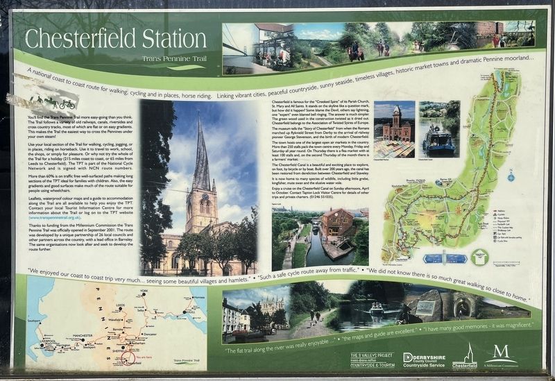 Chesterfield Station Marker image. Click for full size.