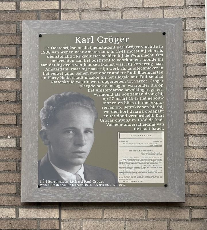 Karl Grger Marker image. Click for full size.