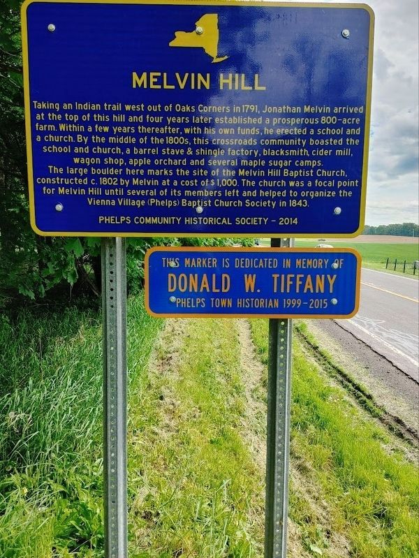 Melvin Hill Marker image. Click for full size.
