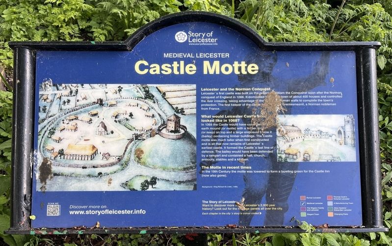 Castle Motte Marker image. Click for full size.