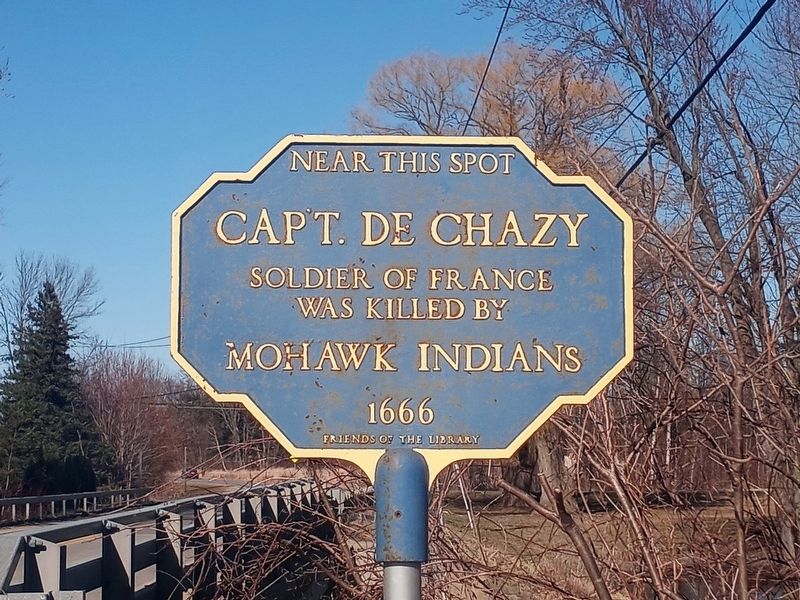 Capt. de Chazy Marker image. Click for full size.
