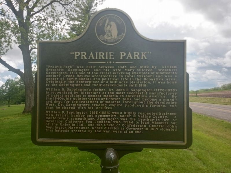 "Prairie Park" Marker image. Click for full size.