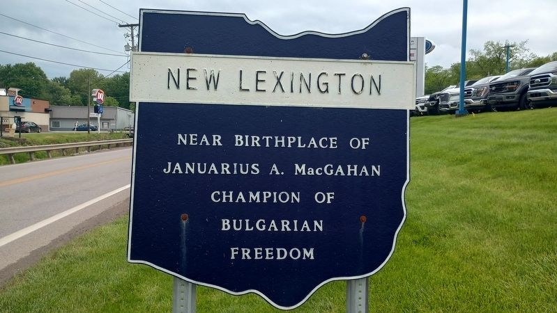 New Lexington Marker image. Click for full size.