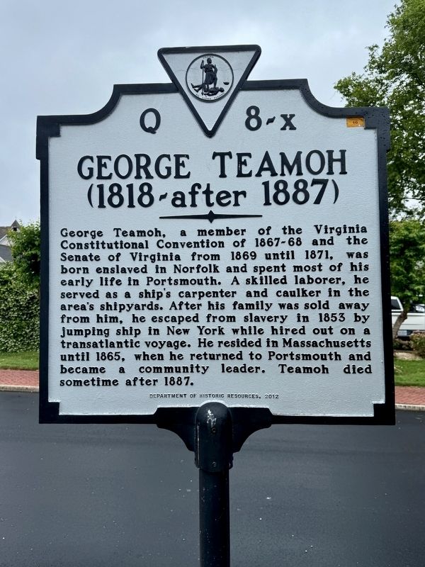 George Teamoh Marker image. Click for full size.