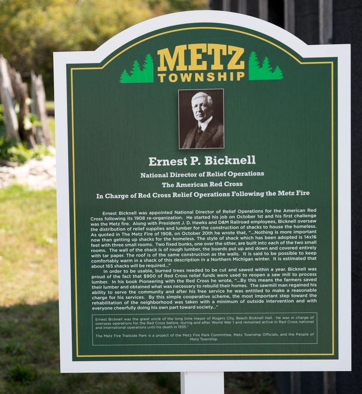 Earnest P. Bicknell Marker image. Click for full size.