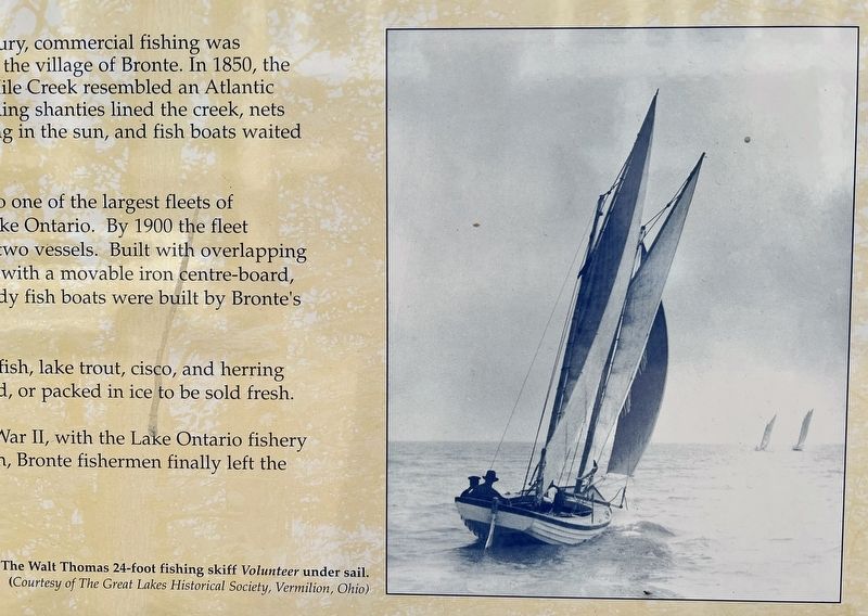 Bronte: a Fishing Village marker photo detail image. Click for full size.