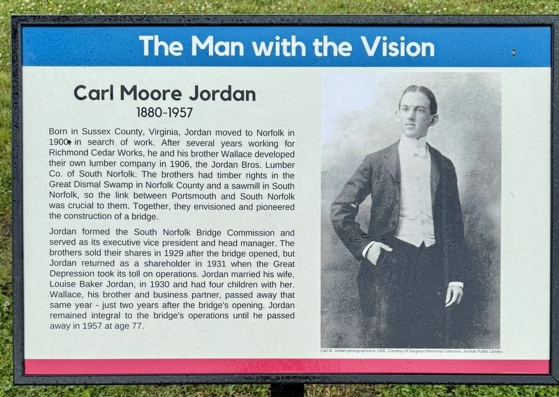 Carl Moore Jordan Marker image. Click for full size.