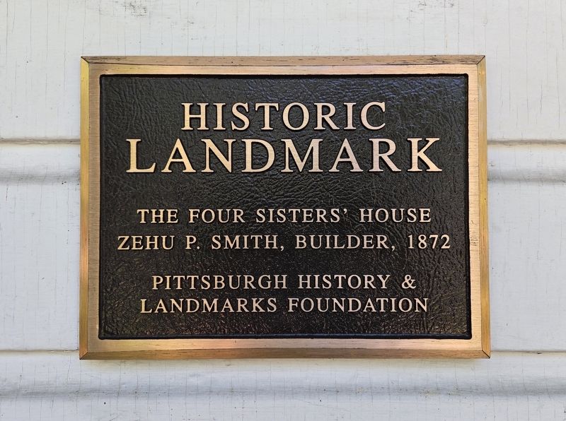The Four Sisters' House Marker image. Click for full size.