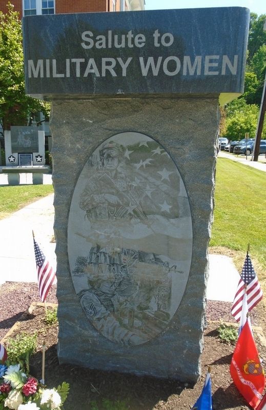 Salute to Military Women Memorial image. Click for full size.