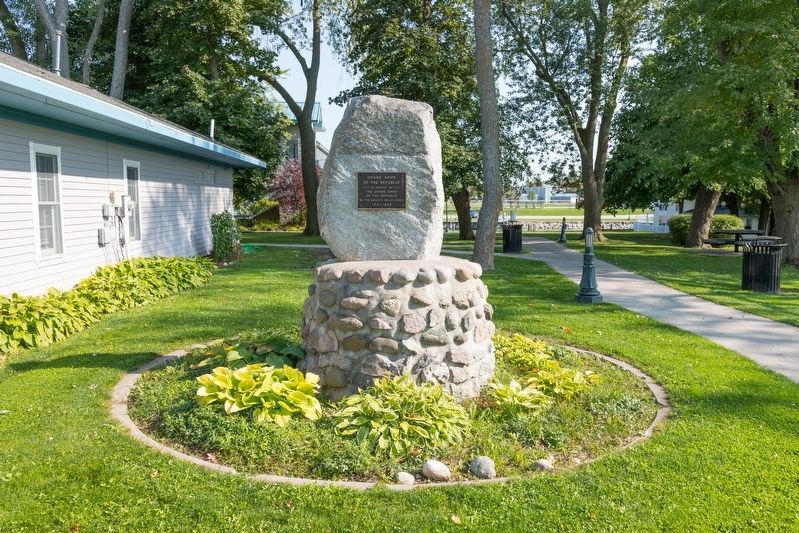 Grand Army of the Republic Monument in Cheboygan, Michigan image. Click for full size.