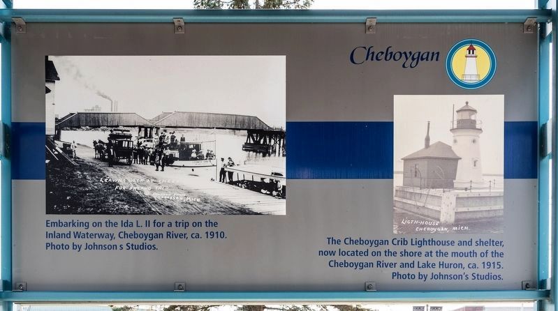 Cheboygan Historical Panel, South Side image. Click for full size.