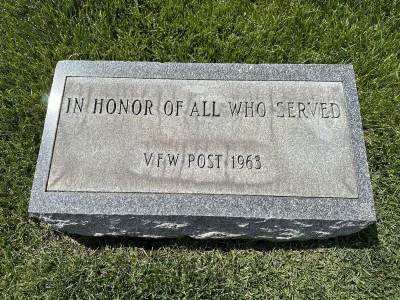 VFW Post 1963 Veterans Memorial Marker image. Click for full size.