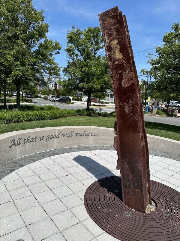 Avalon September 11th Memorial Plaza Beam image. Click for full size.