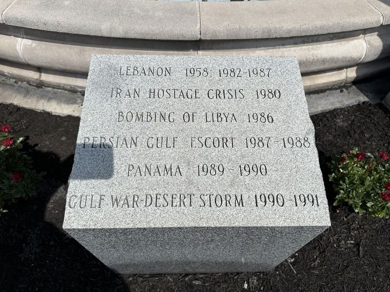 Veterans Memorial Park Marker Third Stone image. Click for full size.