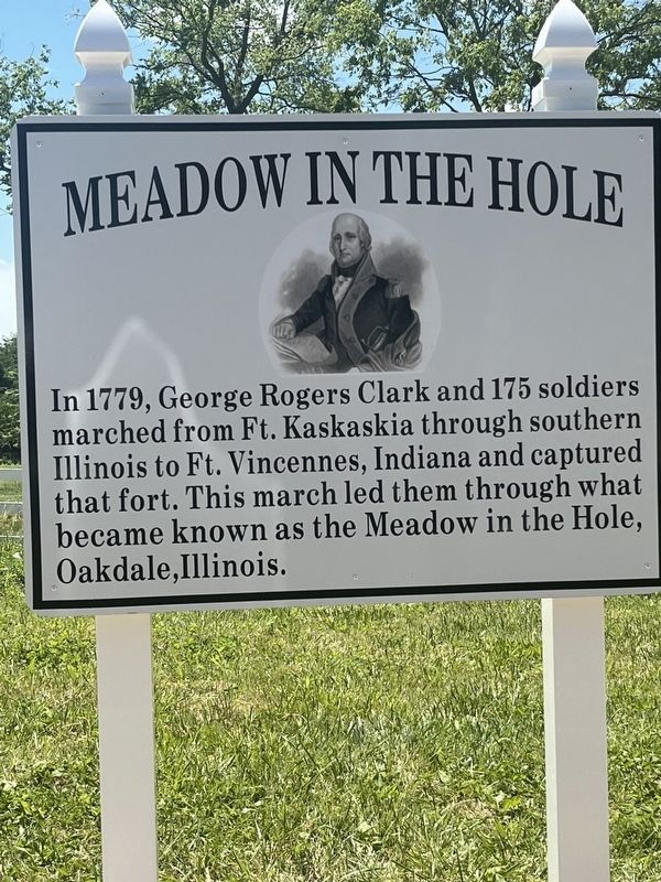 Meadow in the Hole Marker image. Click for full size.