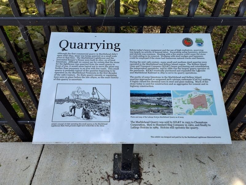 Quarrying Marker image. Click for full size.