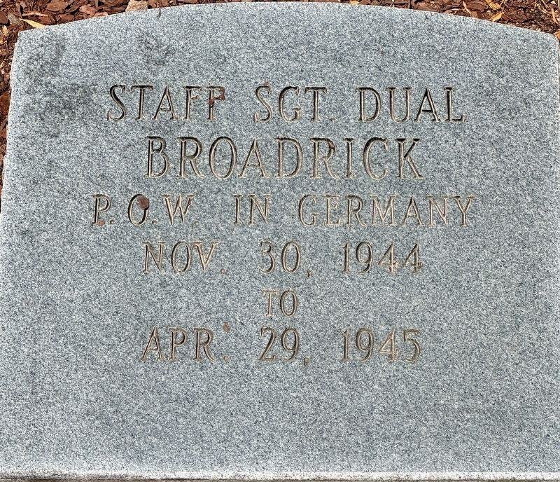 Staff Sgt. Dual Broadrick Marker image. Click for full size.