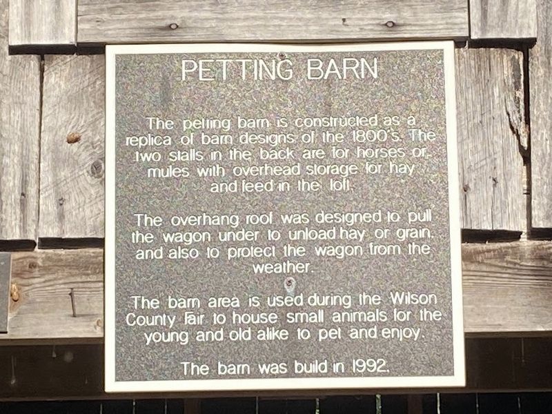 Petting Barn Marker image. Click for full size.