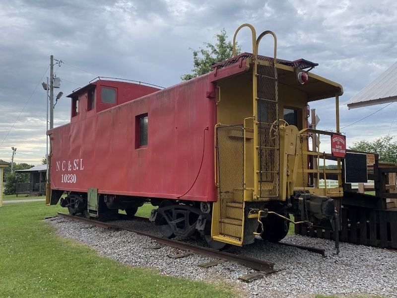 Train Caboose Marker image. Click for full size.