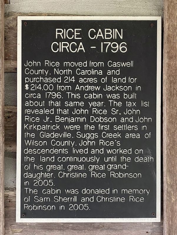 Rice Cabin Marker image. Click for full size.