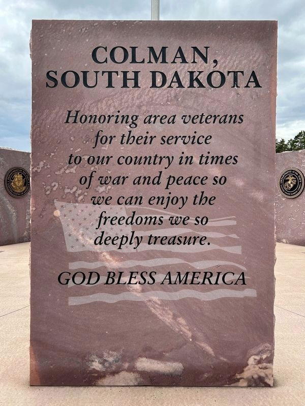 Colman Veterans Memorial image. Click for full size.