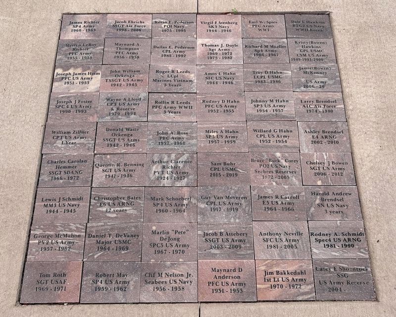 Veteran Pavers, Section 1 image. Click for full size.
