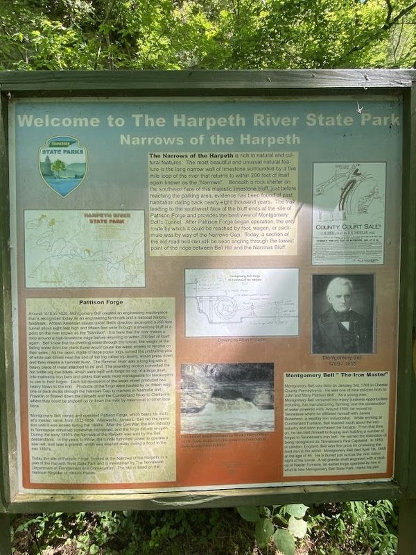 Narrows of the Harpeth Marker image. Click for full size.