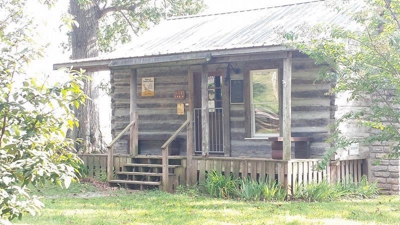 Rice Cabin and Marker image. Click for full size.