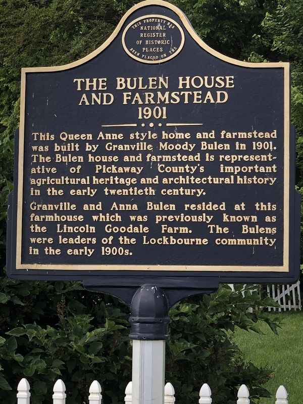 The Bulen House and Farmstead Marker image. Click for full size.