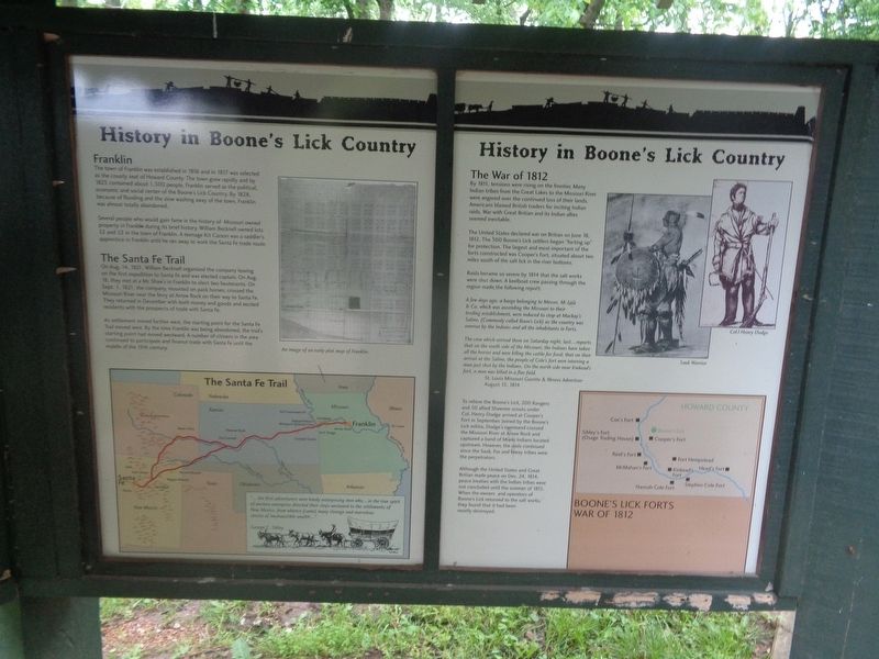 History in Boone's Lick Country Marker image. Click for full size.