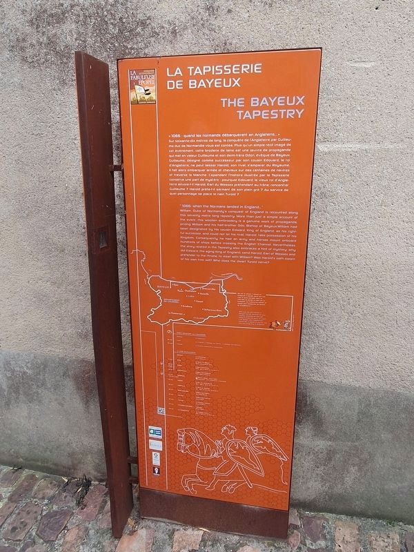 The Bayeux Tapestry Marker image. Click for full size.