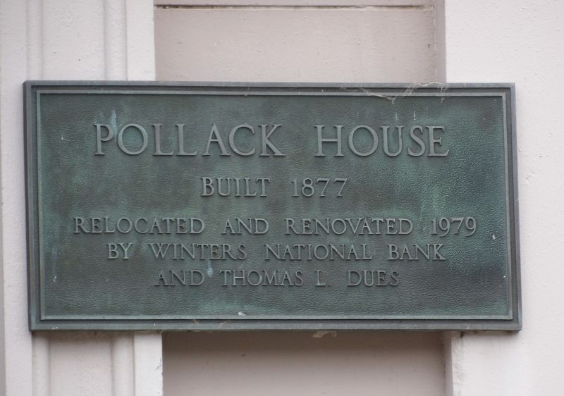 Pollack House Marker image. Click for full size.