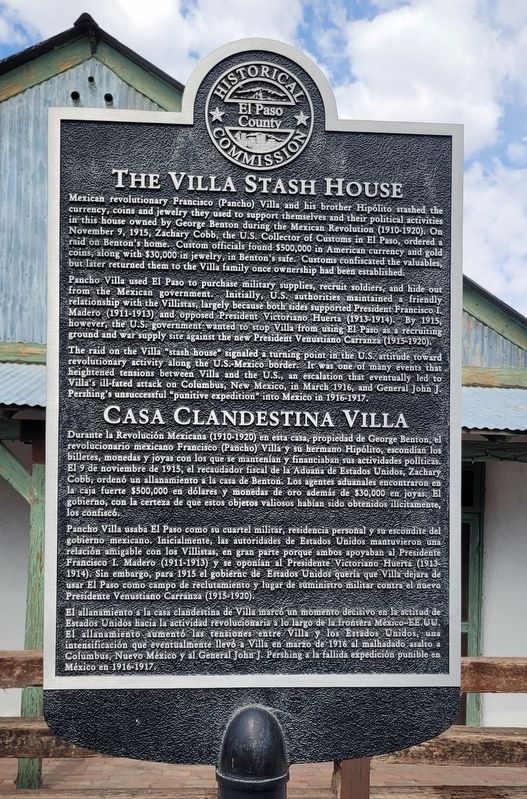 The Villa Stash House / Casa Clandestina Villa Marker image. Click for full size.
