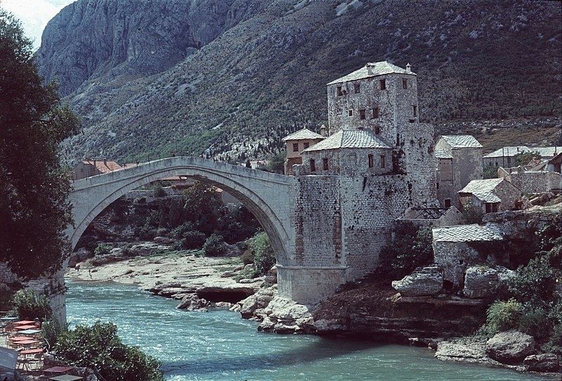 Original <i>Stari Most</i> (Old Bridge) image. Click for full size.