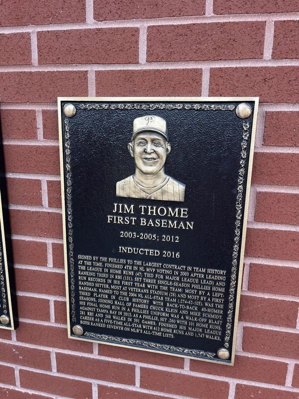 Jim Thome Marker image. Click for full size.