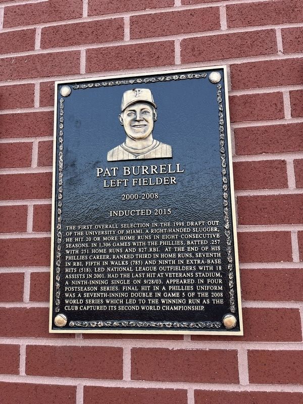 Pat Burrell Marker image. Click for full size.