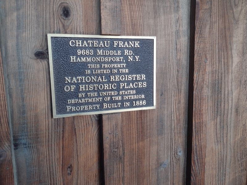 Chateau Frank Marker image. Click for full size.