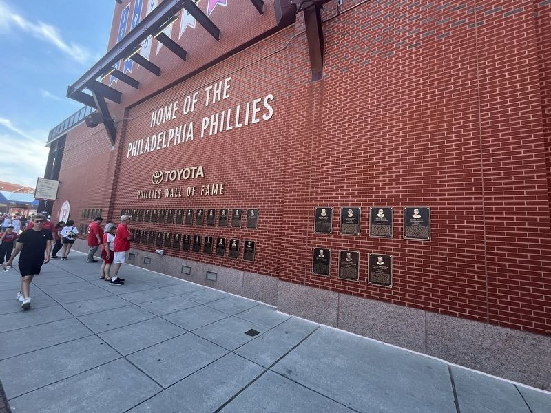 Phillies Wall of Fame image. Click for full size.