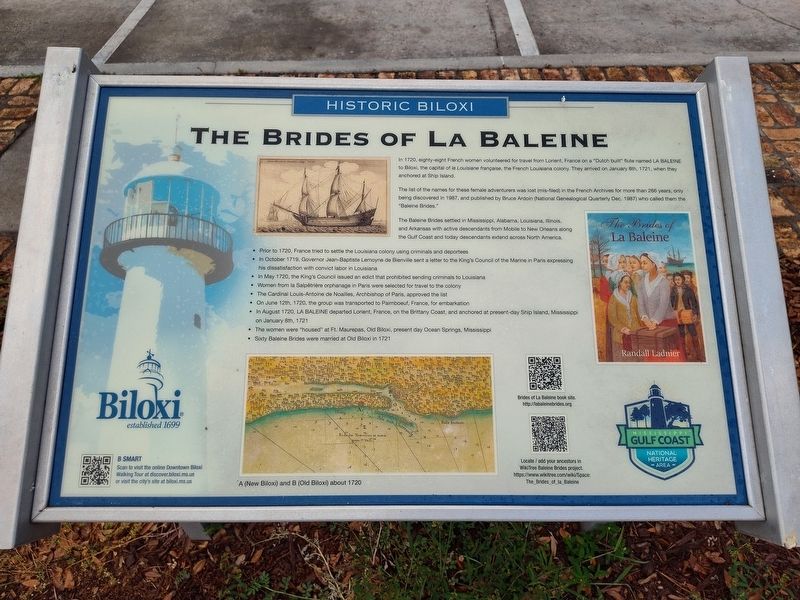 The Brides Of La Baleine Marker image. Click for full size.