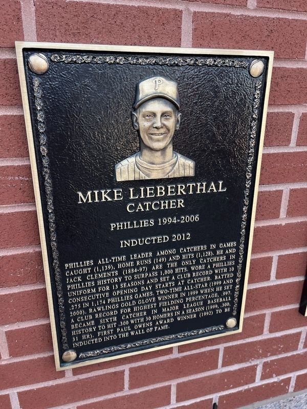 Mike Lieberthal Marker image. Click for full size.