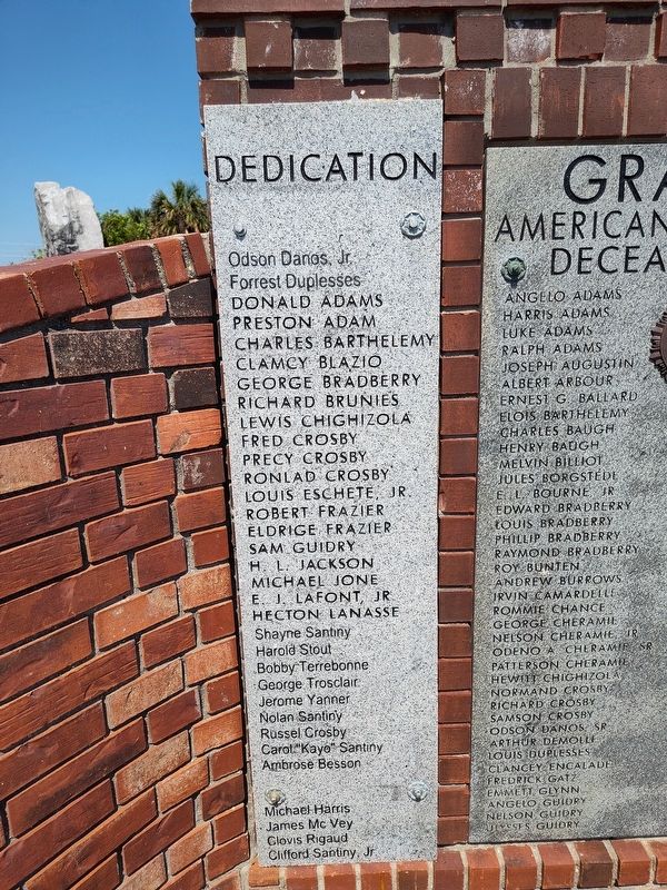 Grand Isle American Legion Post 309 Deceased Veterans Marker image. Click for full size.