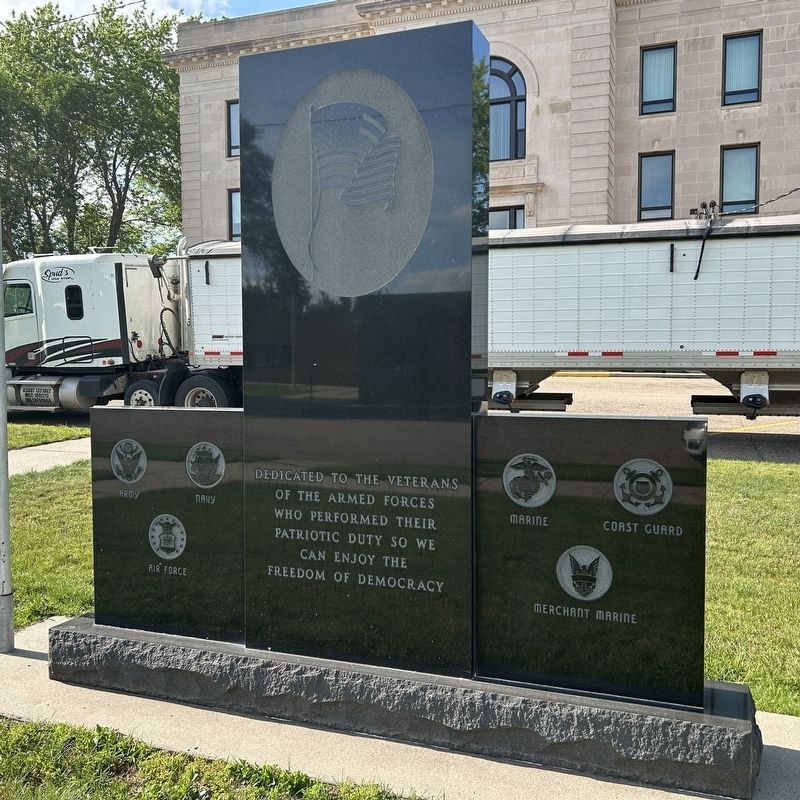 Deuel County Court House Veterans Memorial, Side One image. Click for full size.