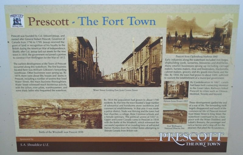 Prescott - The Fort Town Marker image. Click for full size.
