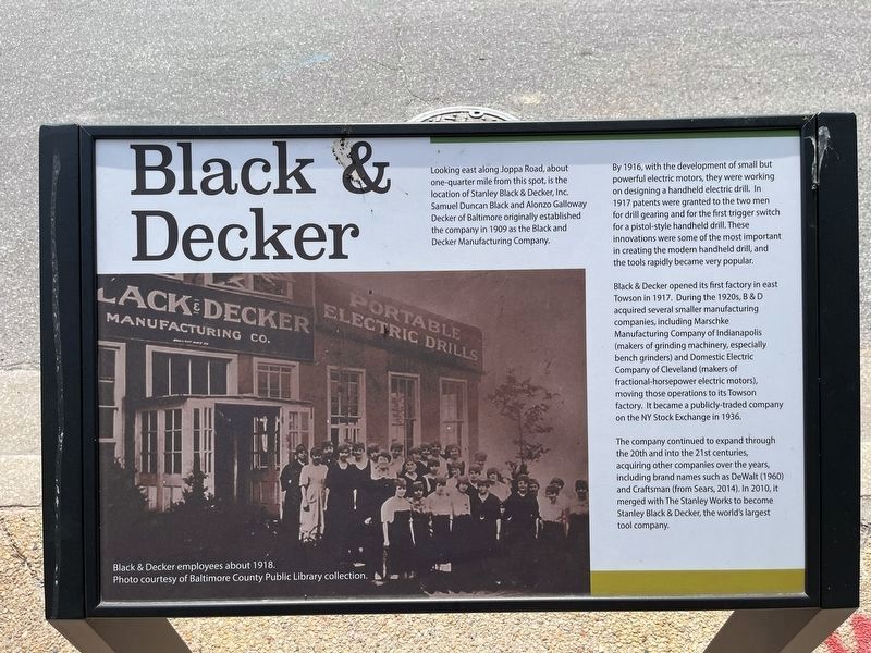 Black & Decker Marker image. Click for full size.