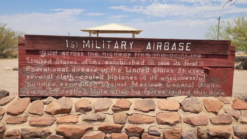 1st Military Airbase Marker image. Click for full size.