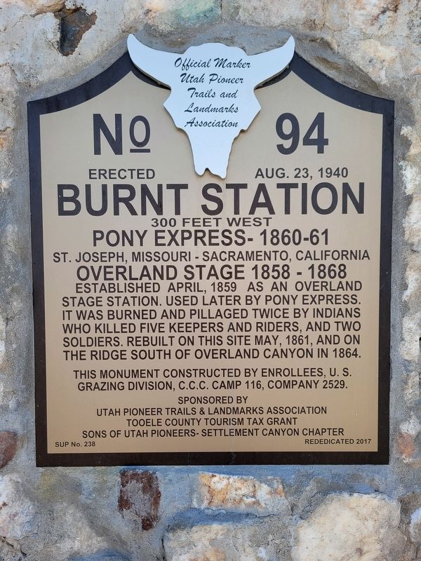 Burnt Station Marker image. Click for full size.