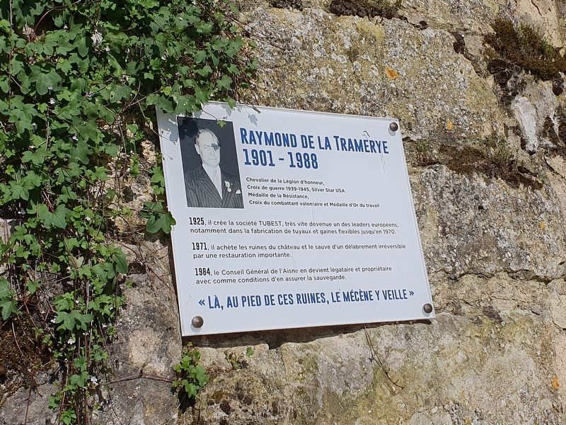 Raymond de la Tramerye Marker image. Click for full size.