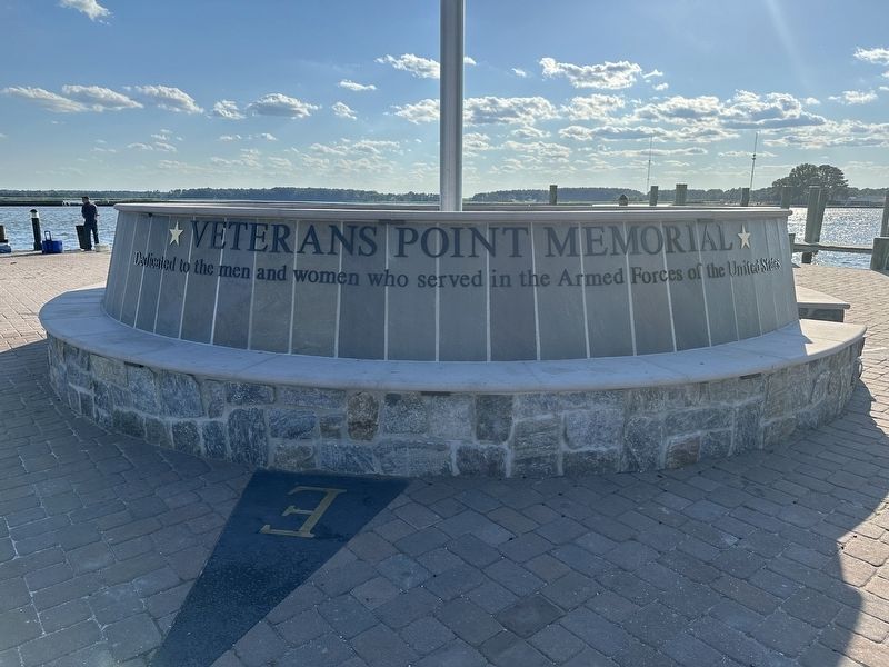 Veterans Point Memorial Marker image. Click for full size.