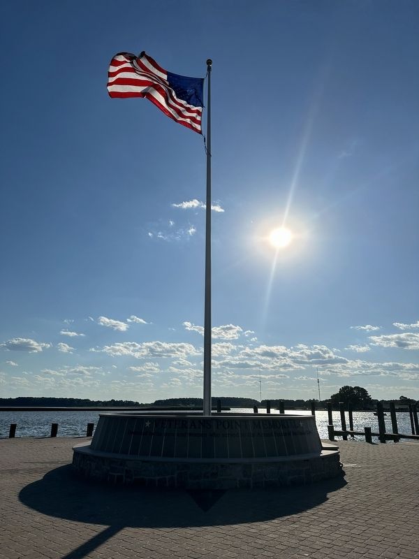 Veterans Point Memorial - wide view image. Click for full size.